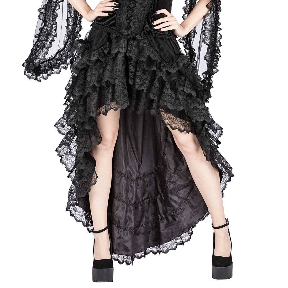 Sinister - 1074 Long skirt - Black Product image